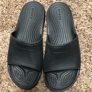 Crocs slide on sandals